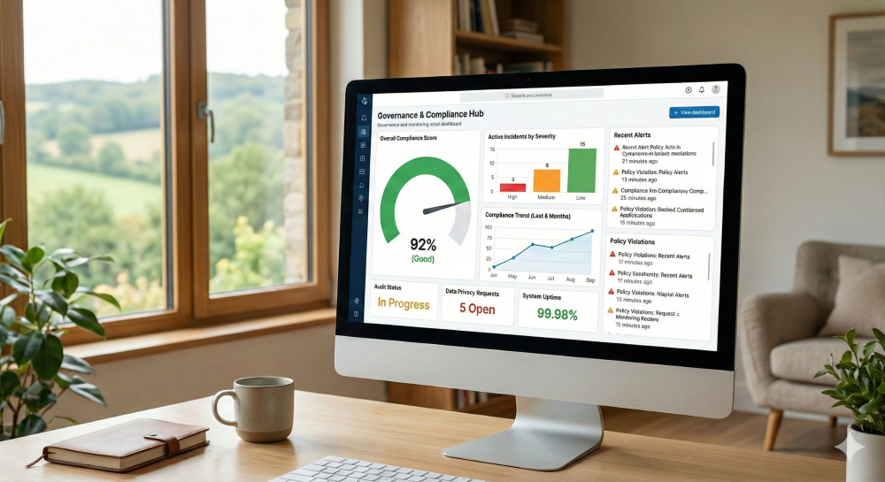 Governance dashboard and monitoring